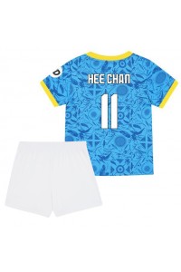 Wolves Hee-chan Hwang #11 Babyklær Tredje Fotballdrakt til barn 2025-26 Korte ermer (+ Korte bukser)